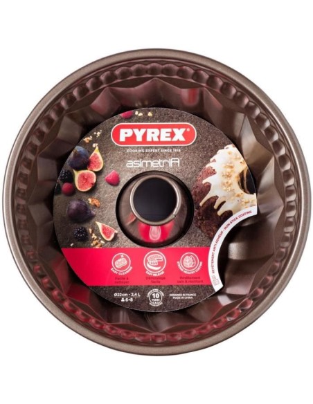 Moule a kougloff - PYREX - 1452019 - En métal - Antiadhésif - 22 cm – PYREX (Moule A Gateau - Moule De Patisserie) | STORE PRO SHOP 