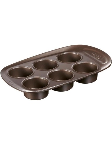 Moule a muffin - PYREX - 1452001 - Rond - Acier carbone - Antiadhésif - 6 cavités – PYREX (Moule A Gateau - Moule De Patisserie) | STORE PRO SHOP 