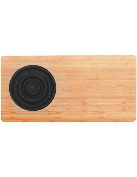 Planche a découper en bambou - JOCCA - Passoire en plastique - 58 x 29 x 1,8 cm - Naturel et noir – JOCCA (Planche A Decouper) | STORE PRO SHOP 