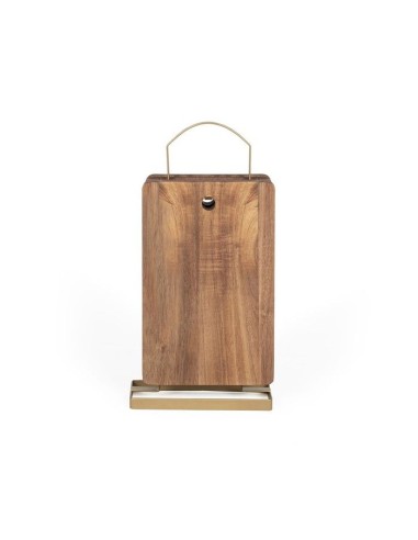 Set de 4 planches a découper - LIVOO - MES152 - Bois acacia FSC - 22 x 14 cm - Support métallique – LIVOO (Planche A Decouper) | STORE PRO SHOP 