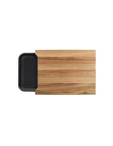 Planche a découper - LIVOO - MES155 - Bois acacia FSC - 36,5 x 27,5 cm - Bac récupérateur amovible – LIVOO (Planche A Decouper) | STORE PRO SHOP 