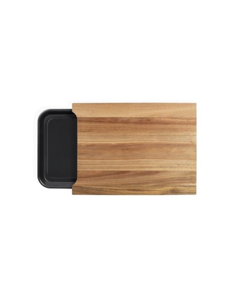 Planche a découper - LIVOO - MES155 - Bois acacia FSC - 36,5 x 27,5 cm - Bac récupérateur amovible – LIVOO (Planche A Decouper) | STORE PRO SHOP 