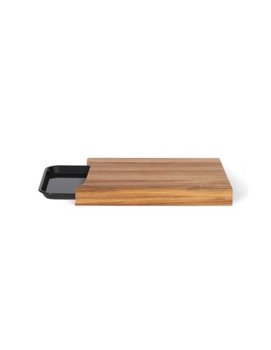 Planche a découper - LIVOO - MES155 - Bois acacia FSC - 36,5 x 27,5 cm - Bac récupérateur amovible – LIVOO (Planche A Decouper) | STORE PRO SHOP 