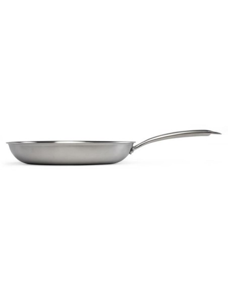 Brigade - Poele en acier inoxydable 28 cm - LIVOO - MEP159 - Acier inoxydable Triply - Tous feux dont induction - Made in Fran – LIVOO (Poele - Sauteuse) | STORE PRO SHOP 