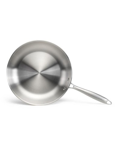 Brigade - Poele en acier inoxydable 28 cm - LIVOO - MEP159 - Acier inoxydable Triply - Tous feux dont induction - Made in Fran – LIVOO (Poele - Sauteuse) | STORE PRO SHOP 