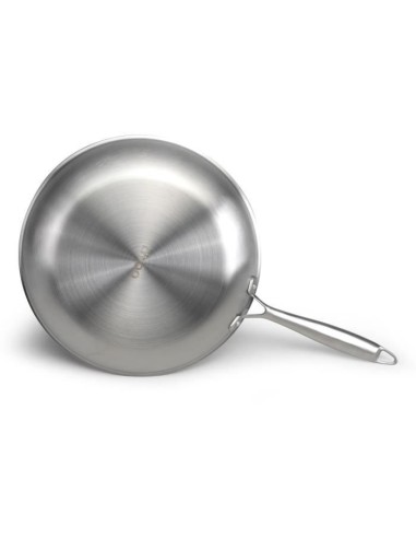 Brigade - Poele en acier inoxydable 28 cm - LIVOO - MEP159 - Acier inoxydable Triply - Tous feux dont induction - Made in Fran – LIVOO (Poele - Sauteuse) | STORE PRO SHOP 