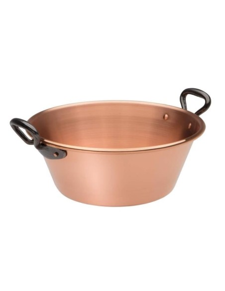 BAUMALU Bassine a confiture 26 cm cuivre 12/10eme anses fonte – BAUMALU (Bassine A Confiture - Bassine A Ragout) | STORE PRO SHOP 