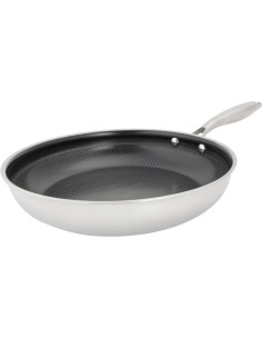Poele - COSY  TRENDY - HEXAPRO - Acier inoxydable - Ø28 cm - Anti-adhésive - Tous feux dont induction