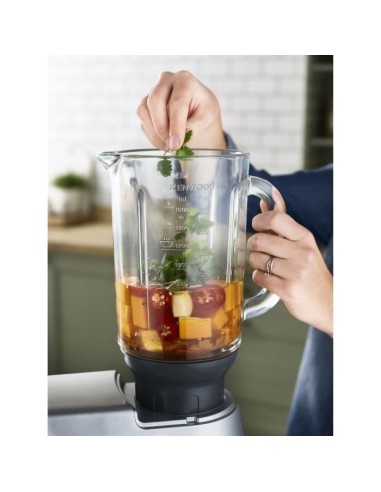 Accessoire blender verre 1,6L pour robot pâtissier KENWOOD KAH359GL - 4 lames – KENWOOD (Pot Porte-couverts - Range Ustensiles) | STORE PRO SHOP 