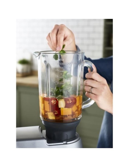 Accessoire blender verre 1,6L pour robot pâtissier KENWOOD KAH359GL - 4 lames – KENWOOD (Pot Porte-couverts - Range Ustensiles) | STORE PRO SHOP 