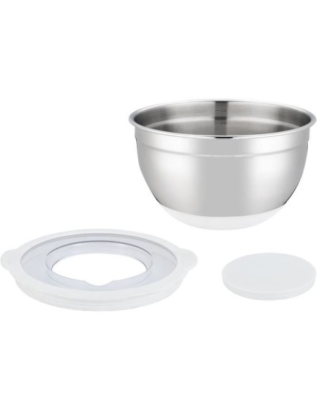 Set de saladiers - ARTHUR MARTIN - AM486 - 16-20-24 cm - Couvercles hermétiques - Acier inoxydable - Fond en silicone anti-dér – ARTHUR MARTIN (Saladier) | STORE PRO SHOP 