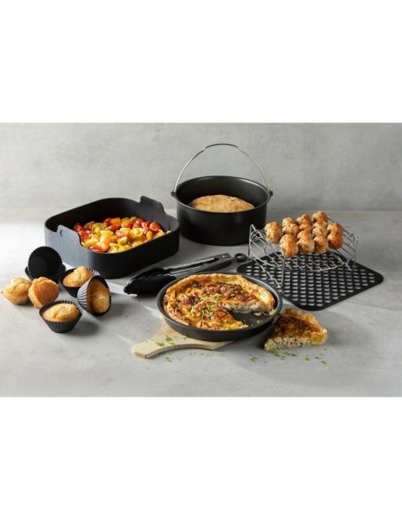 Accessoires AirFryer - DOMO - 12 pieces - Noir – DOMO (Set Accessoire Cuisine) | STORE PRO SHOP 