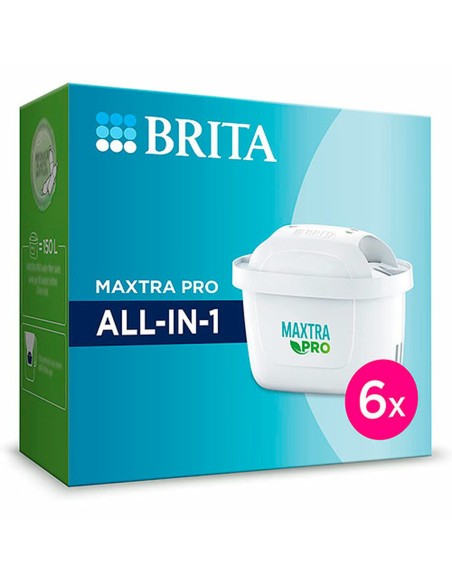 Filtre pour Carafe Filtrante Brita Pro All in 1 6 Unités