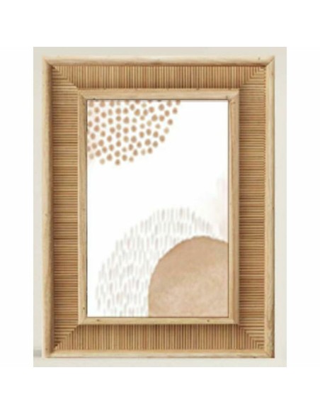 Cadre photo DKD Home Decor Naturel Bois Bois MDF 29 x 1,5 x 34 cm
