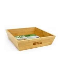 Bol Quttin Marron Bambou 20 x 20 x 5 cm (12 Unités) 2
