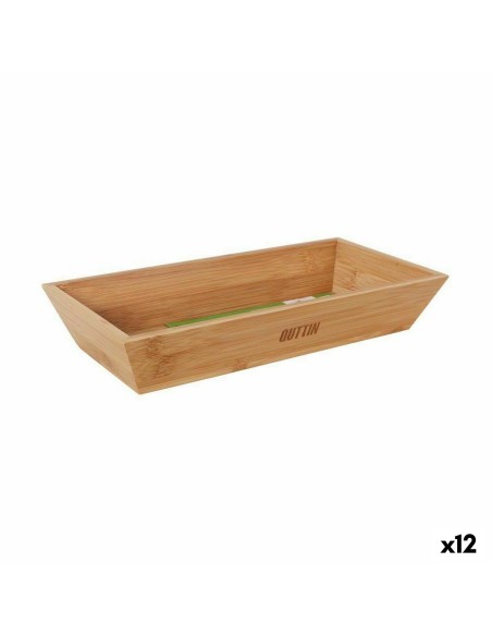 Bol Quttin Marron Bambou 29,3 x 14 x 5 cm (12 Unités)