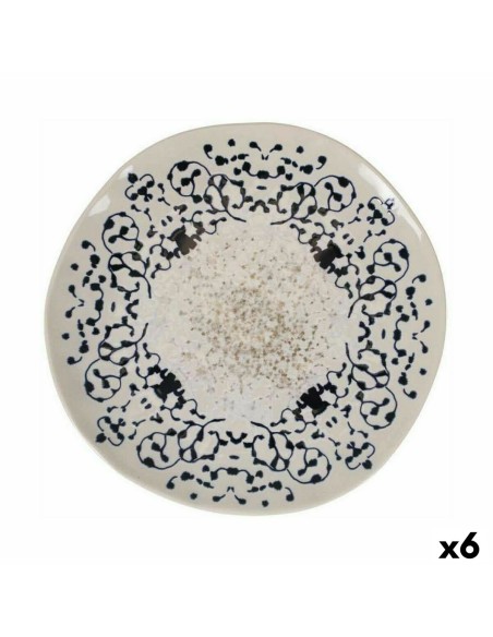 Assiette plate La Mediterránea Jerica Ø 26 x 2,5 cm (6 Unités)