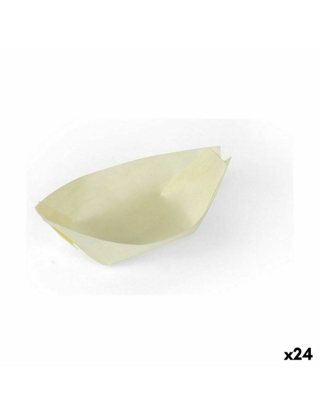 Set de Bols Algon Produits à usage unique Bois 12 Pièces 10 cm (24 Unités)