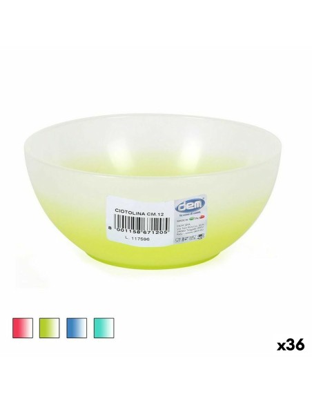Bol Dem Cristalway Plastique 300 ml ø 12 x 5 cm (36 Unités)