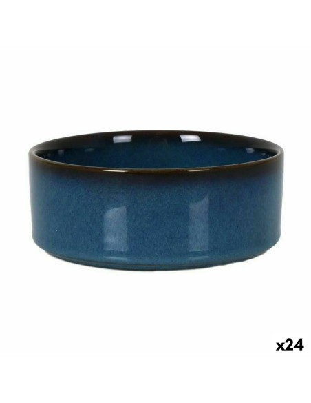 Bol La Mediterránea Chester Bleu 10 x 10 x 4 cm (24 Unités)