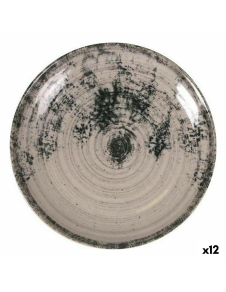 Assiette à dessert La Mediterránea Aspe Gris Ø 19,8 x 2,7 cm (12 Unités)