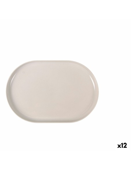 Plateau apéritif La Mediterránea Ivory Oblongue 30 x 20 x 2,5 cm (12 Unités)