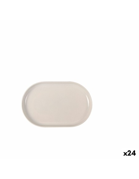 Plateau apéritif La Mediterránea Ivory Oblongue 20 x 13 x 2 cm (24 Unités)