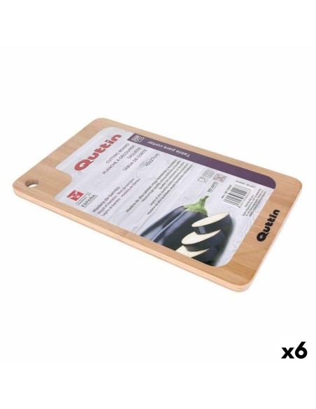 Planche de Cuisine en Bambou Quttin Quttin (45 x 27 cm) Bambou (6 Unités)