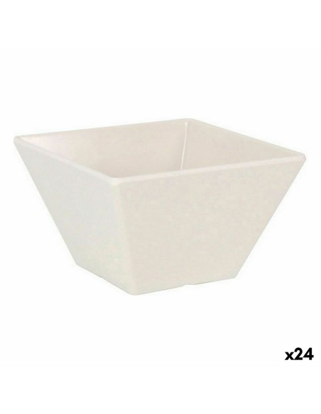 Bol pour Apéritifs La Mediterránea Mélamine Blanc Brille 10 x 10 x 6 cm (24 Unités)