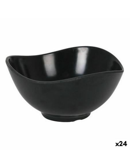 Bol pour Apéritifs La Mediterránea Mélamine Anthracite 11,5 X 6 cm (24 Unités)