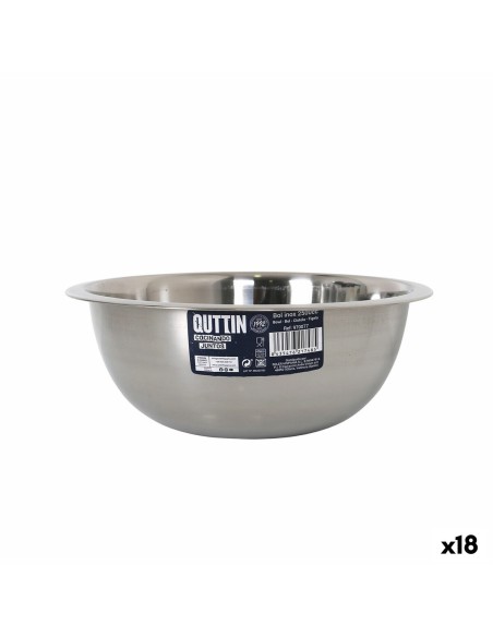 Bol mélangeur Quttin 2,5 L Métal 24,2 x 9,6 cm (18 Unités)