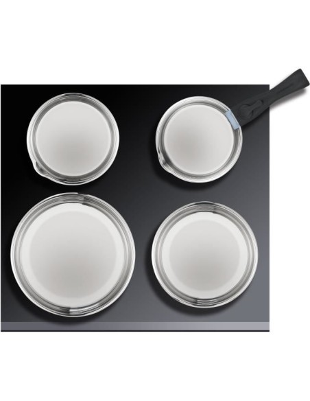 ARTHUR MARTIN AM5538 - Batterie de cuisine 8 pieces Inox : 3 poeles, 3 casseroles, 2 poignées - Tous feux dont induction – ARTHUR MARTIN (Batterie De Cuisine) | STORE PRO SHOP 