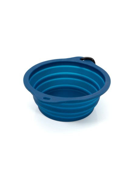 Gamelle Pliable pour Animaux Domestiques Gloria Bleu Silicone Aluminium 550 ml