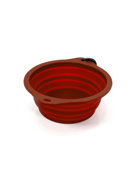 Gamelle Pliable pour Animaux Domestiques Gloria Rouge Silicone Aluminium 550 ml