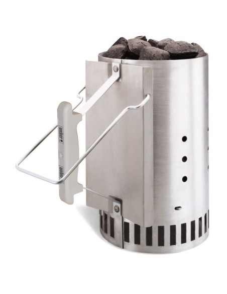 Cheminée d'allumage pour barbecue a charbon - WEBER - Rapidfire - Poids 2,18 kg - Dimensions 32x19x30,5 cm