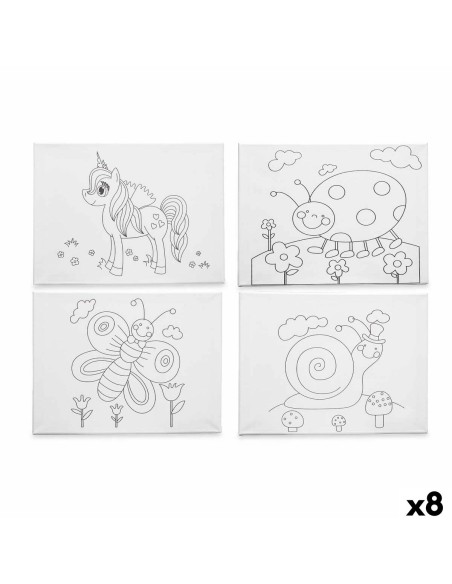Toile Pincello 29100262 Bois Tissu 8 Unités