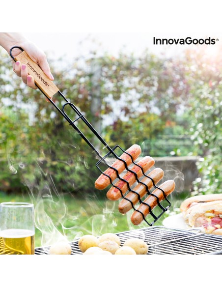 Grille de Barbecue pour Saucisses Sosket InnovaGoods