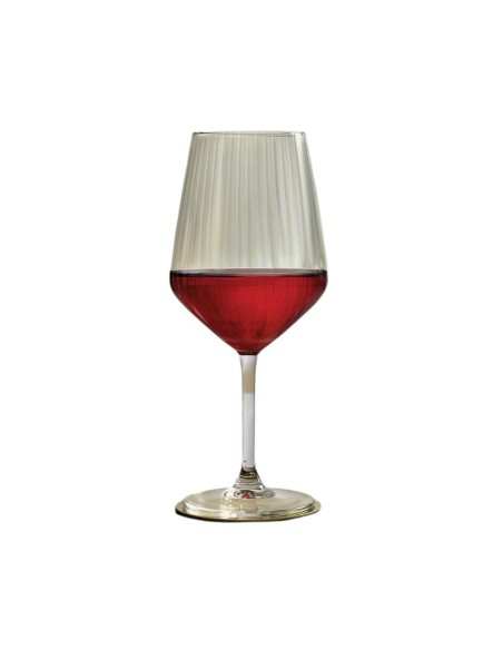 Set de verres à vin Inde Carre optics 520 ml 6 Pièces