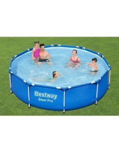 Kit Piscine hors sol tubulaire BESTWAY - Steel Pro - 305 x 76 cm - Ronde (Livrée avec pompe de filtration) 2