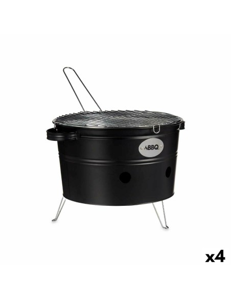 Barbecue Portable Fer Zinc 35 x 21 x 42 cm (4 Unités)