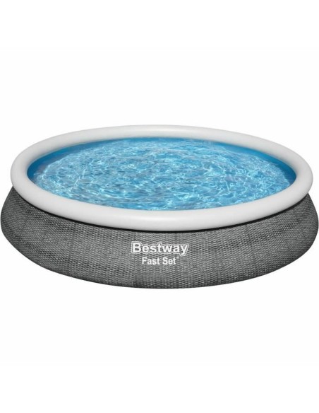 Piscine gonflable Bestway 457 x 84 cm Gris 9677 L