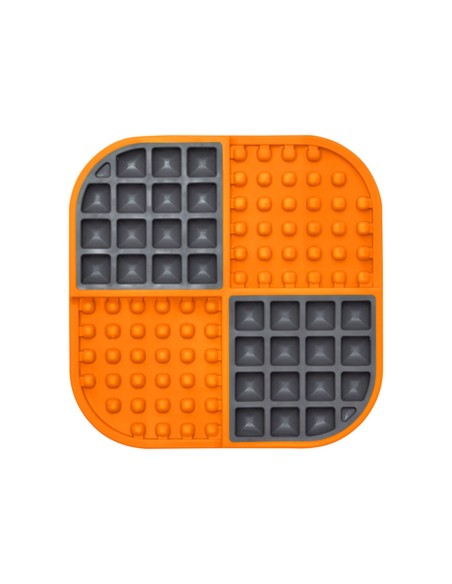 Coussin Lickimat Dog Slomo Orange polypropylène TPR