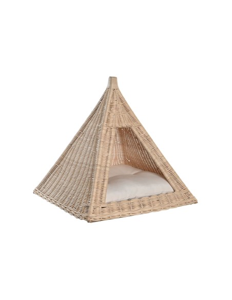 Lit pour animal domestique DKD Home Decor Naturel Rotin 45 x 45 x 45 cm