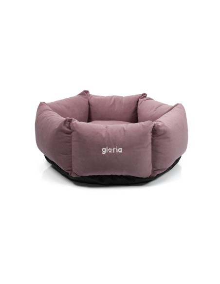 Lit pour chien Gloria Hondarribia Rose 60 x 60 cm Hexagonal