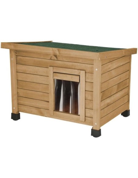 KERBL Maison pour chat Rustica 57x42x45cm - Bois