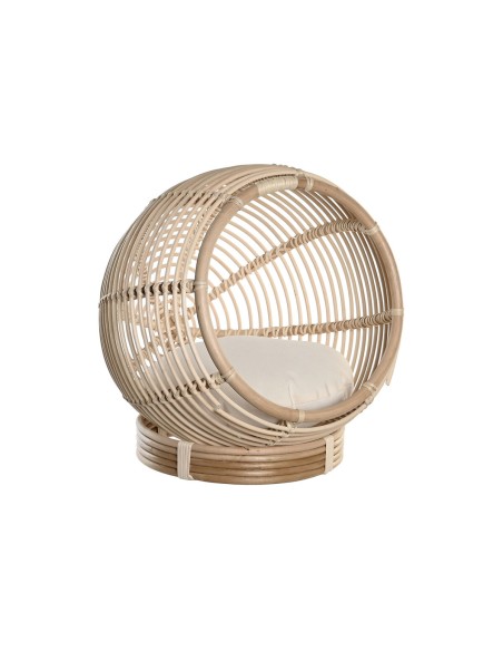 Lit pour animal domestique DKD Home Decor 55 x 50 x 55 cm Naturel Rotin