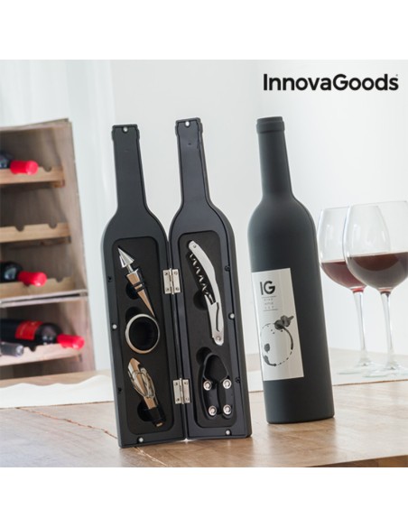 Boîte à Bouteille de Vin InnovaGoods 5 Pièces