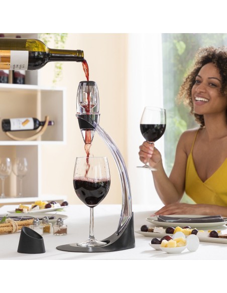 Décanteur à Vin Professionnel avec Support Tour et Base Anti-goutte Winair InnovaGoods