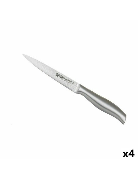 Couteau de cuisine Quttin Waves 13 cm (4 Unités)