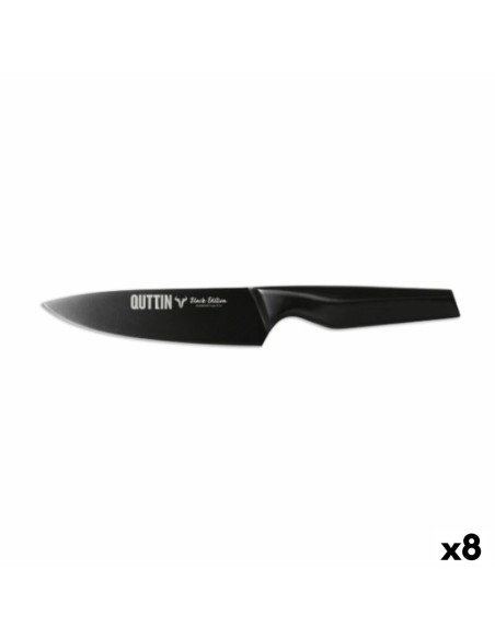 Couteau Chef Quttin Black Edition 16 cm (8 Unités)